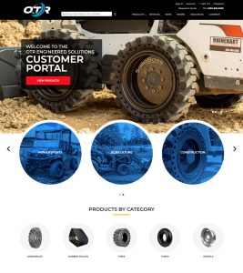 OTR B2B Portal Homepage